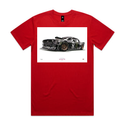 Ken Block 65 Hoonigan RTR Mustang Designer T-shirt Thumbnail