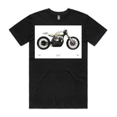 Blowfly 1973 CB 500 Hand drawn T-shirt Thumbnail