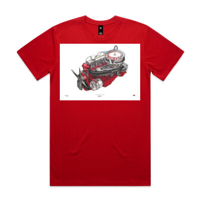 Holden 2600 S GTR Torana engine Hand drawn designer T-Shirt Thumbnail