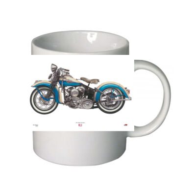 1941 Harly-Davidson WLD, hand drawn designer mug Thumbnail