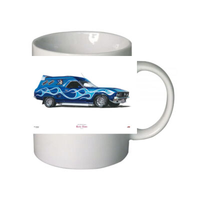 Misty Blues, 1976 XB Falcon, hand drawn designer mug Thumbnail