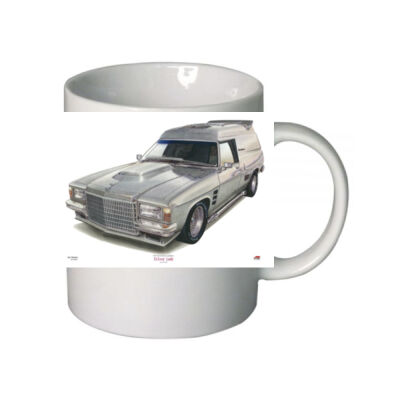 Silver Lady 1974 HJ Holden sandman Hand drawn designer mug Thumbnail