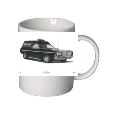 Total Eclipse 1975 XB Falcon hand drawn designer mug Thumbnail